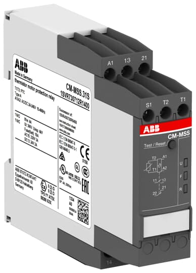 ABB 1SVR730712R1400 Thermistor Motor Protection Relay