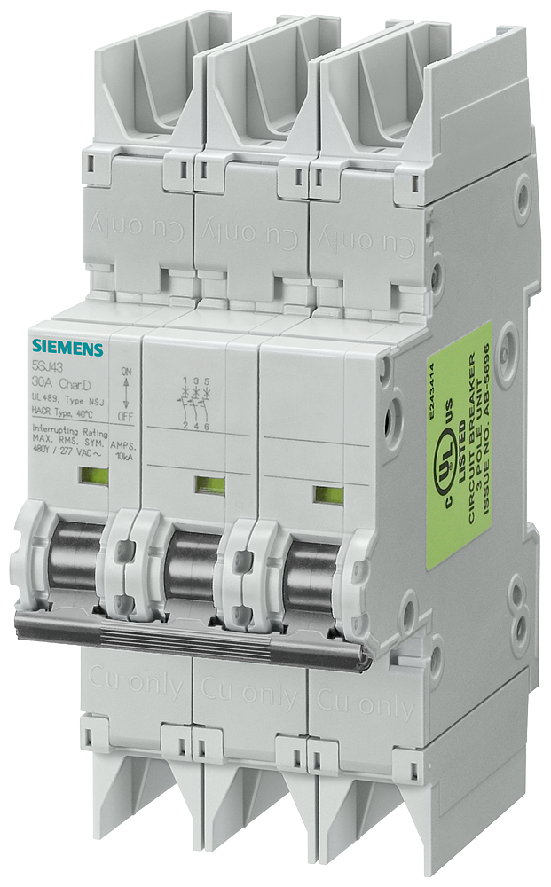 Siemens 5SJ4313-8HG42 SenMiniature Circuit Breaker