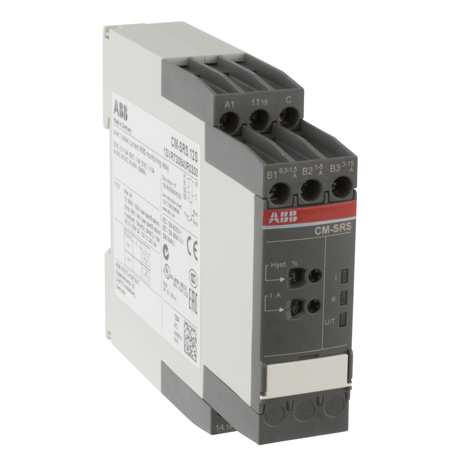 ABB 1SVR730840R0300 Current Monitoring Relay