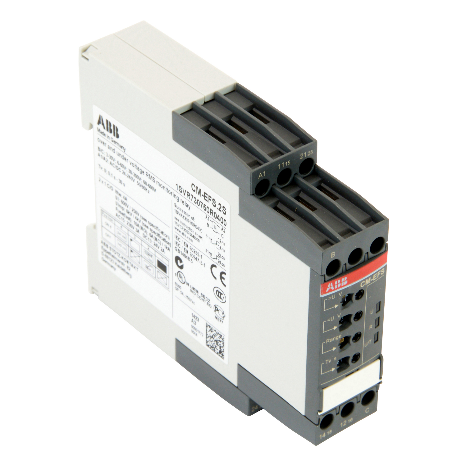 ABB 1SVR730750R0400 Current and Voltage Monitoring Relay