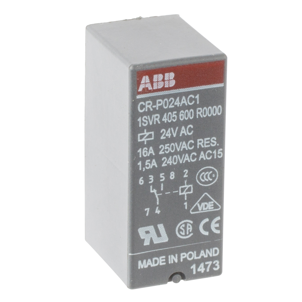 ABB 1SVR405600R0000 Pluggable Interface Relay