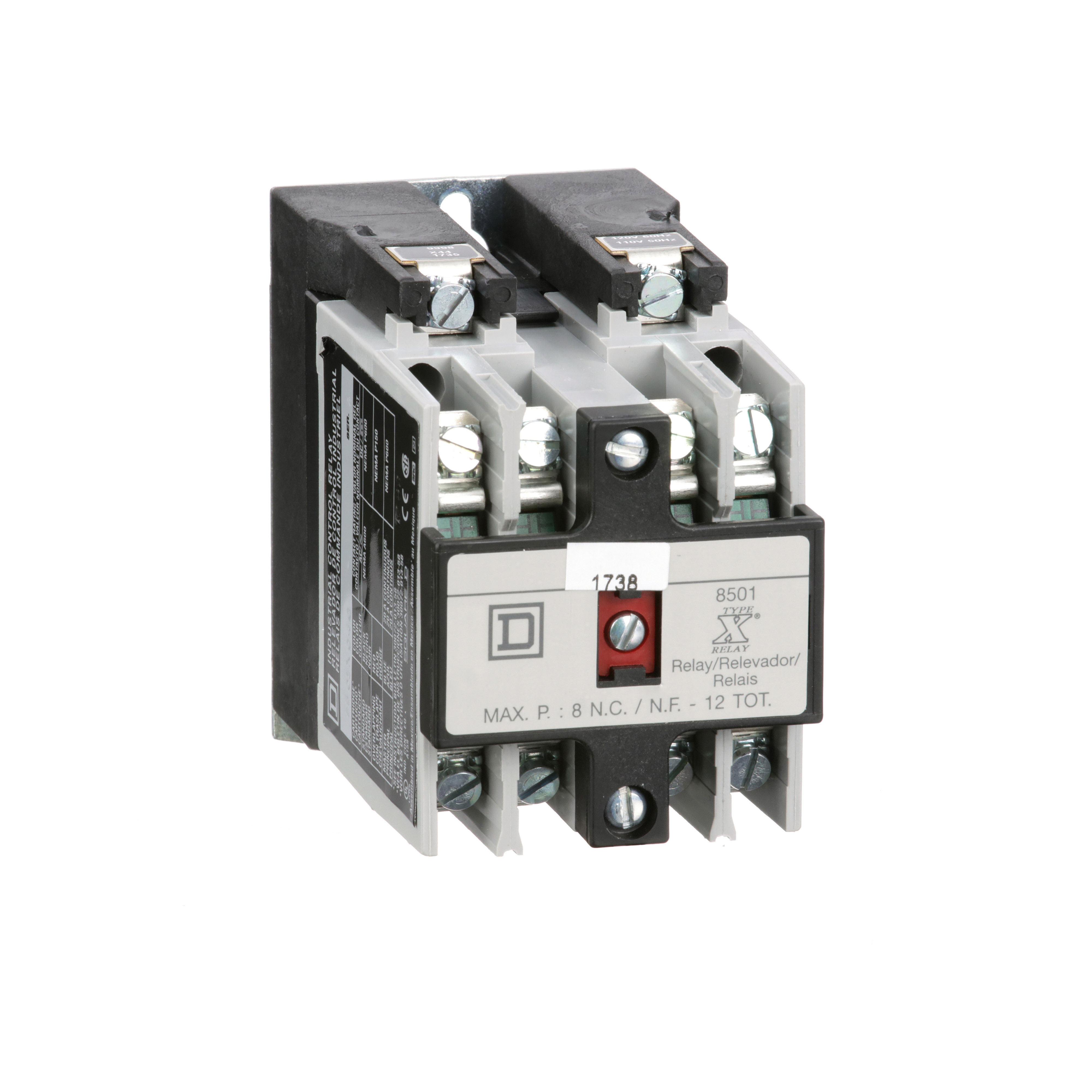 Details about   New Square D Class 8501 Type XO 40 A C Control Relay Series A 8501 XO40 
