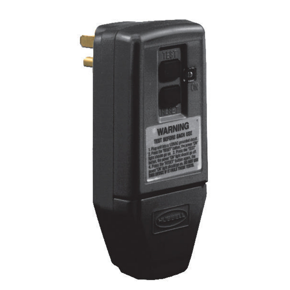 Details about   BLACK Hubbell GFP5266C Portable GFCI Plug 120VAC 15A Class A NIB  **45 