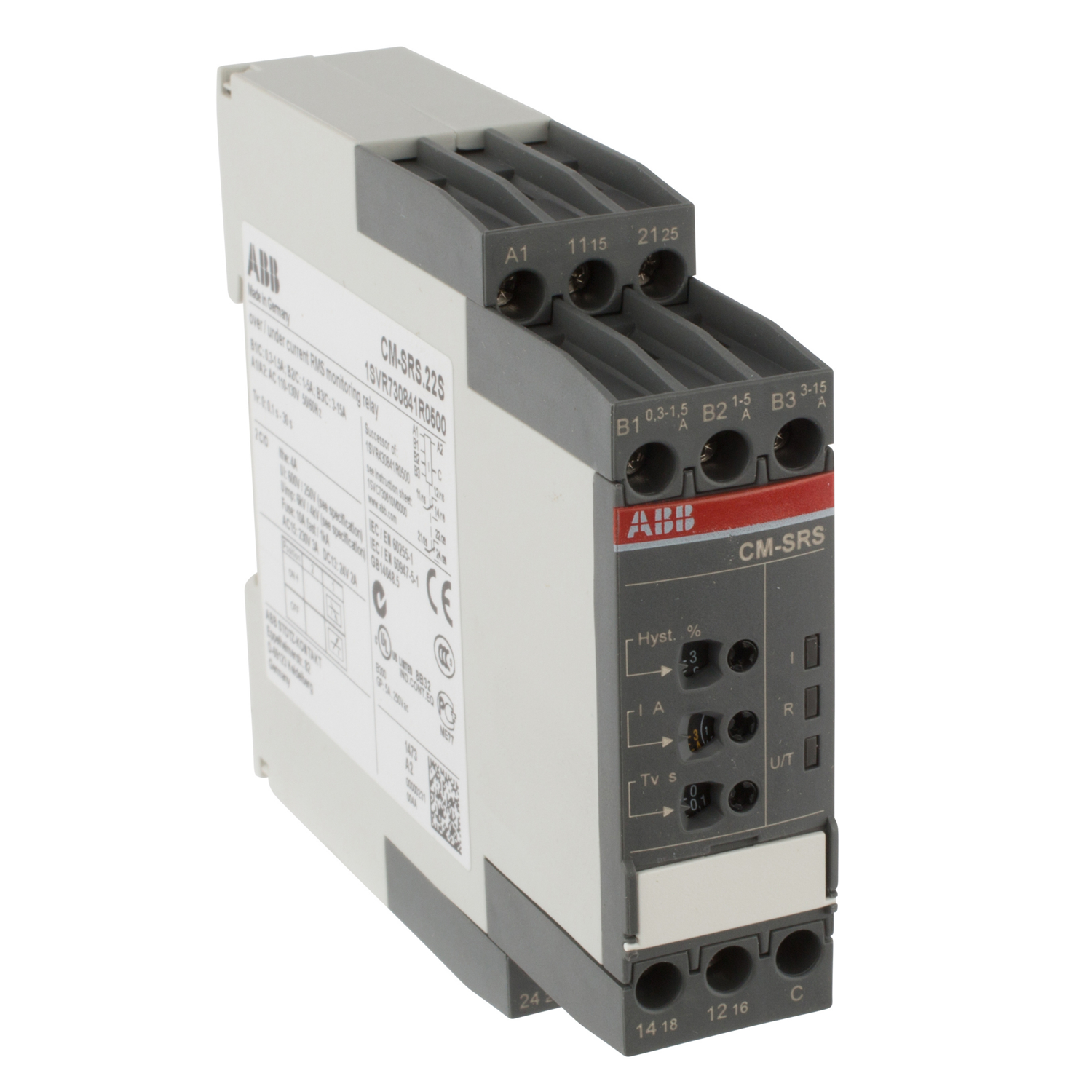 ABB 1SVR730841R0500 Current Monitoring Relay