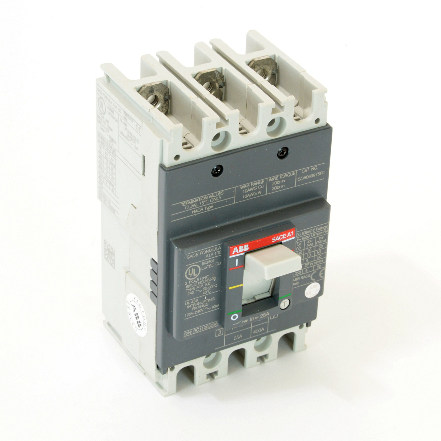 ABB A1A030TW FORMULA Molded Case Circuit Breaker