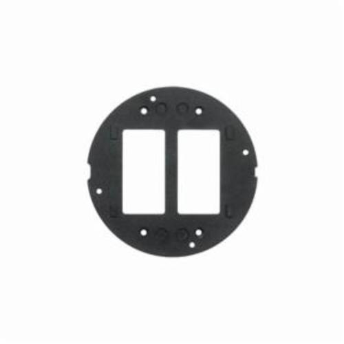 Hubbell S1SP System One Style Line Decorator/GFCI Sub-Plate Black 