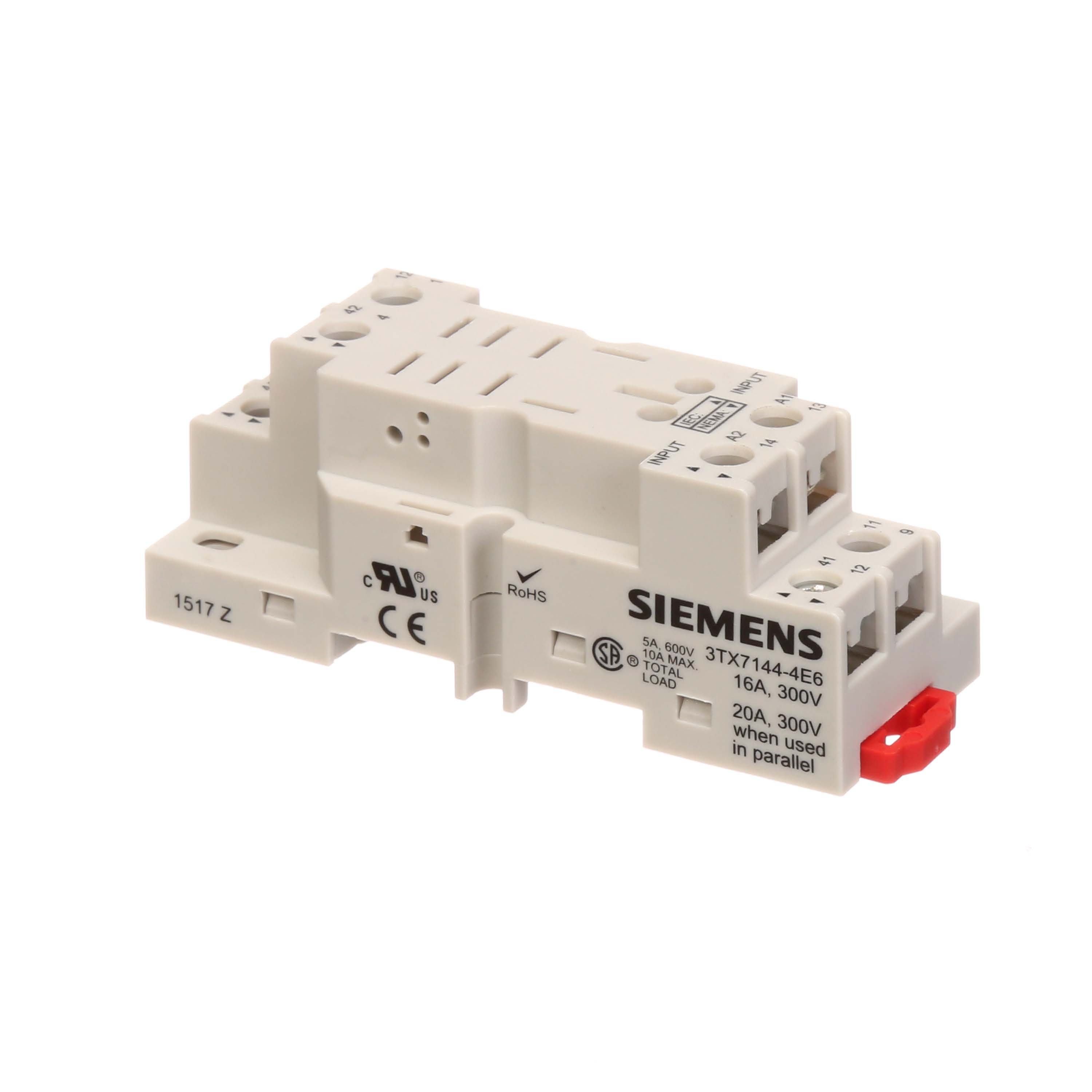 Siemens 3TX7144-4E6 SIRIUS Relay Socket