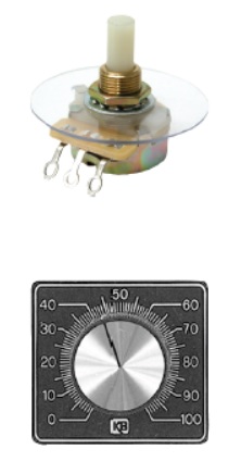 Electrical potentiometer switch