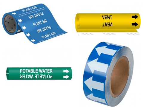 Pipe identification marker